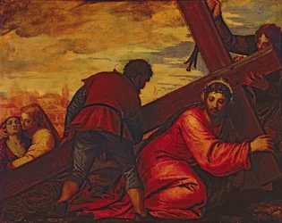 Cristo che affonda sotto il peso della croce